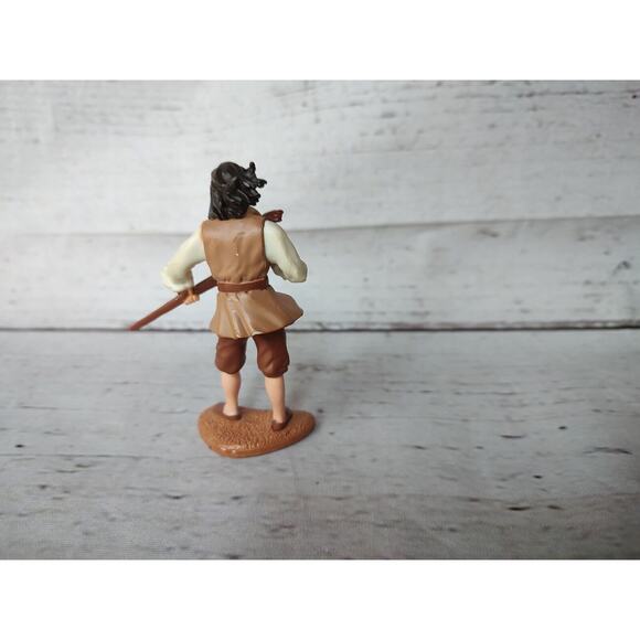 Disney Pirates Of The Caribbean Figure Will Turner Brown Pants Vest Plastic Vtg - Picture 3 of 7